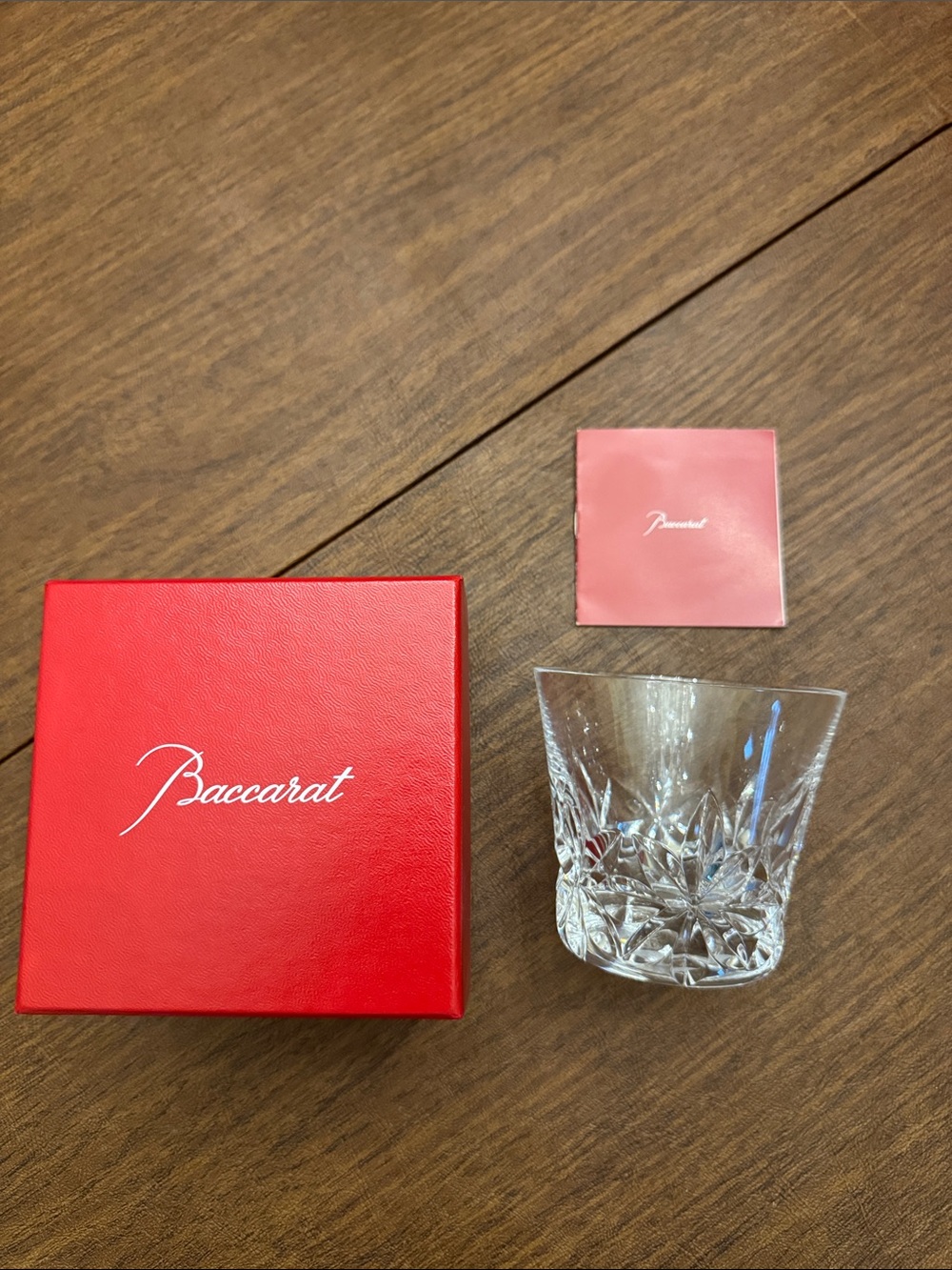 Baccarat Clear Crystal glass with Classic Cut Pattern